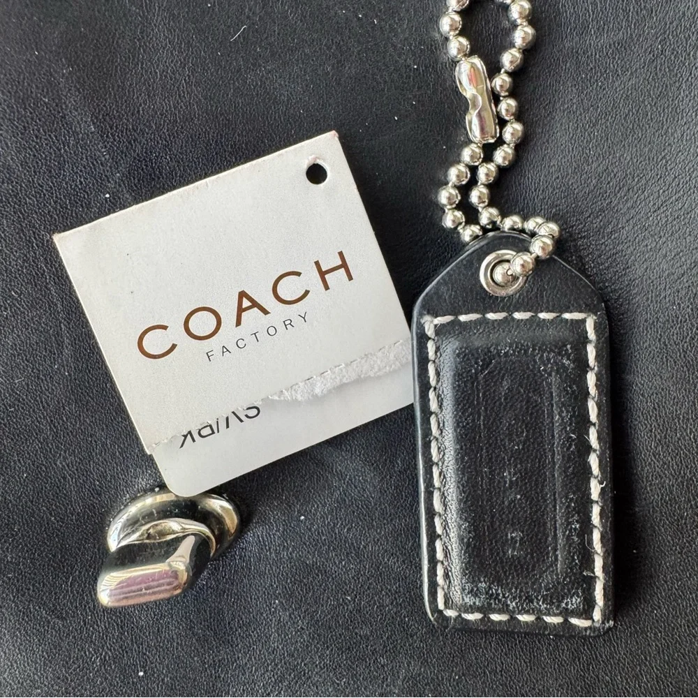 Vintage COACH Morgan Messenger Bag Black Leather Briefcase Travel Laptop 6457 - Picture 11 of 12